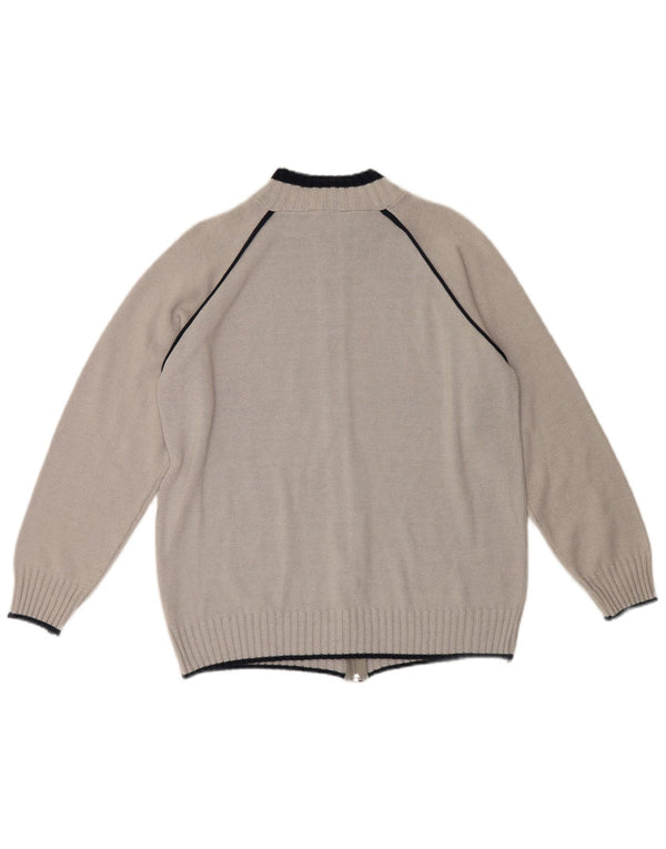 Suéter cardigã masculino Ellesse XL algodão cinza