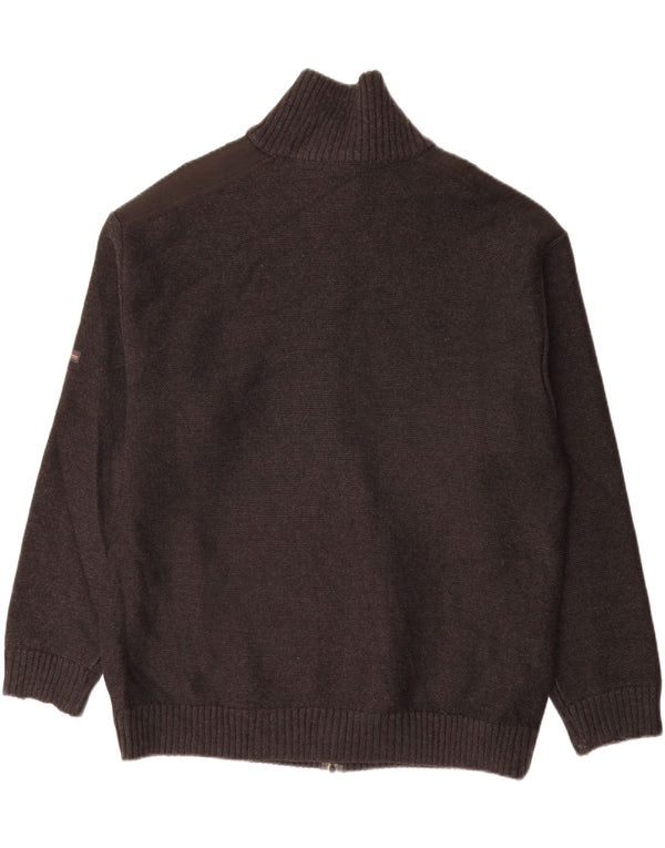 Sail Exp Suéter Cardigan Masculino IT 58 2XL Lã Cinza