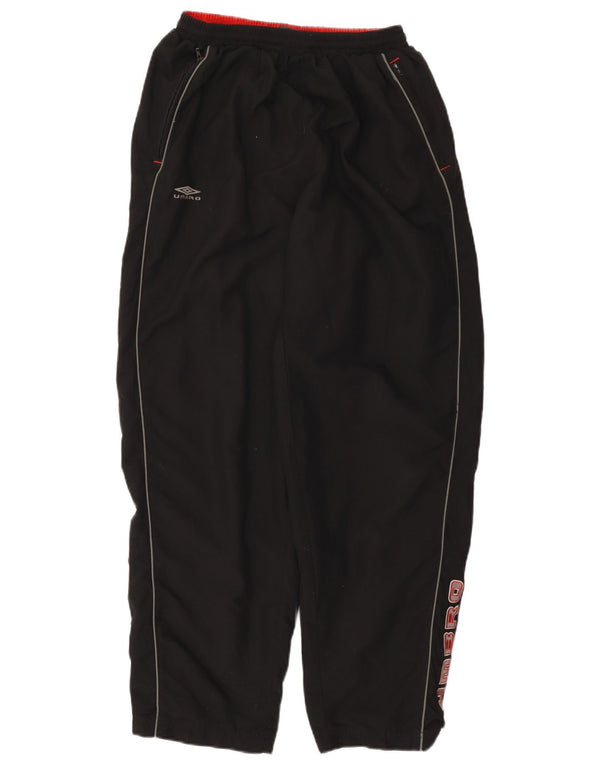 Umbro Mens Graphic Calças de treino médio preto