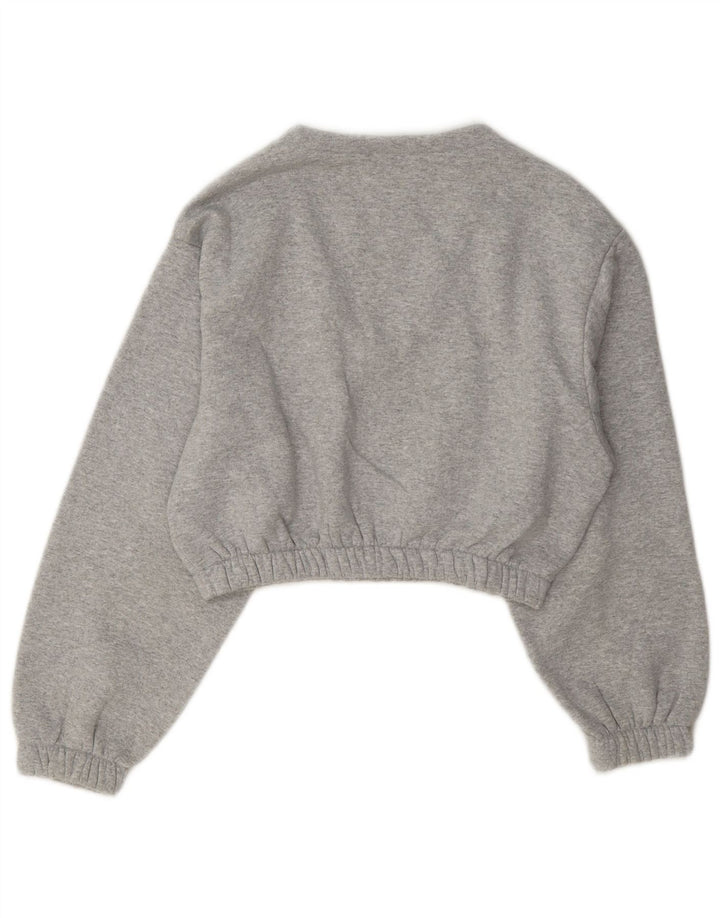 Suéter oversized feminino Topshop UK 10 poliéster cinza pequeno