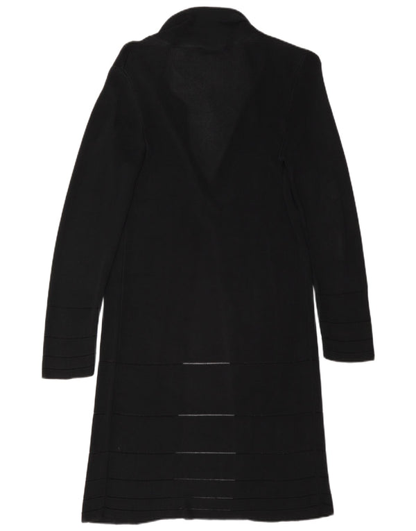 Suéter cardigã feminino Marks & Spencer transparente Reino Unido 12 médio preto