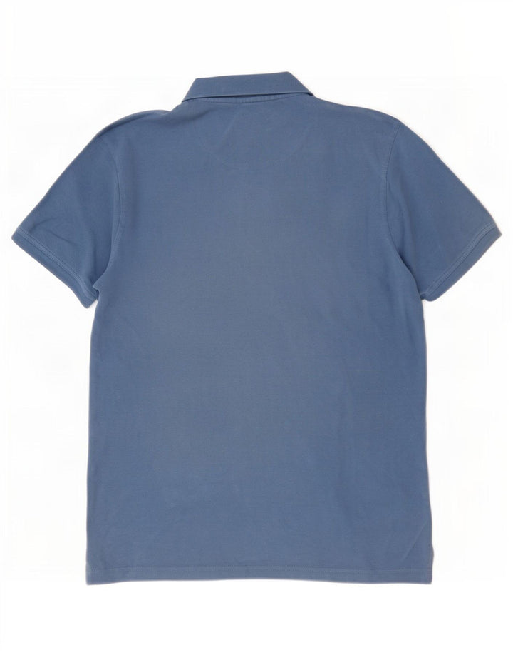 Camisa polo masculina Pierre Cardin Regular Fit grande algodão azul