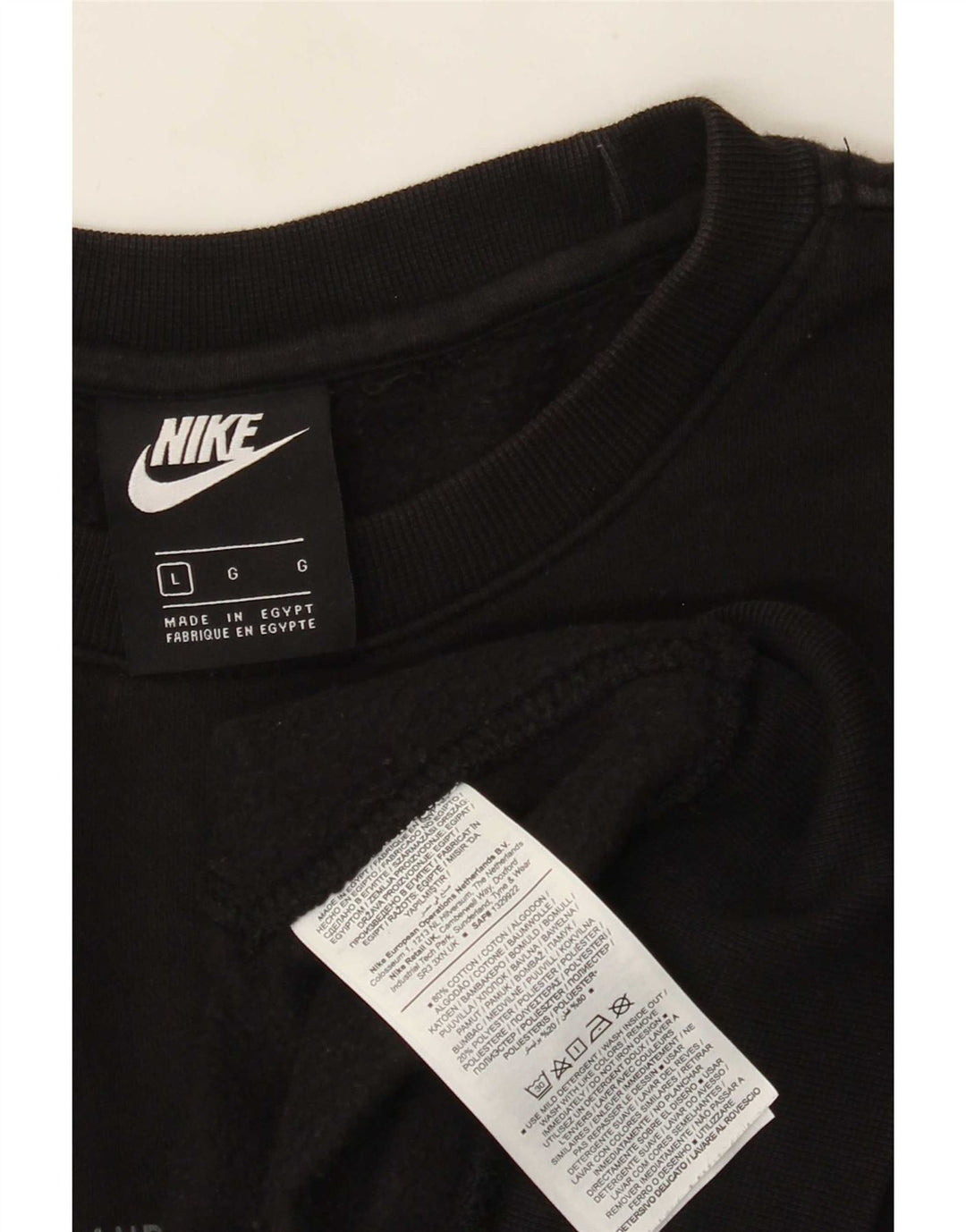 Moletom Nike Masculino Graphic Regular Fit Suéter Grande Algodão Preto