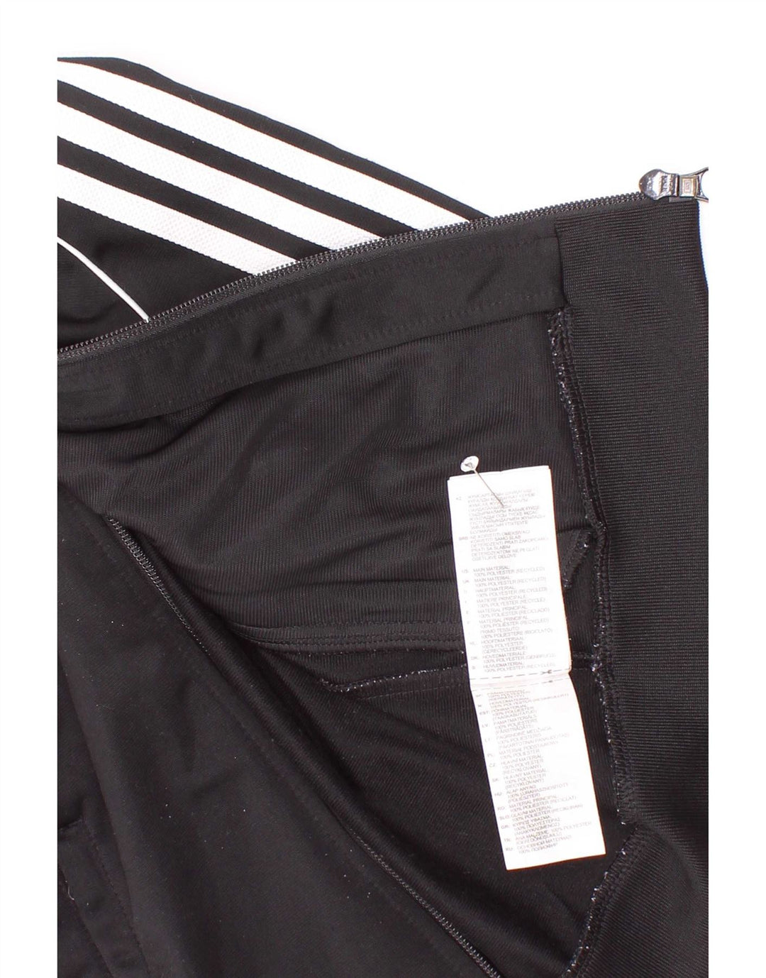 Casaco de treino Adidas Boys 4-5 anos preto poliéster