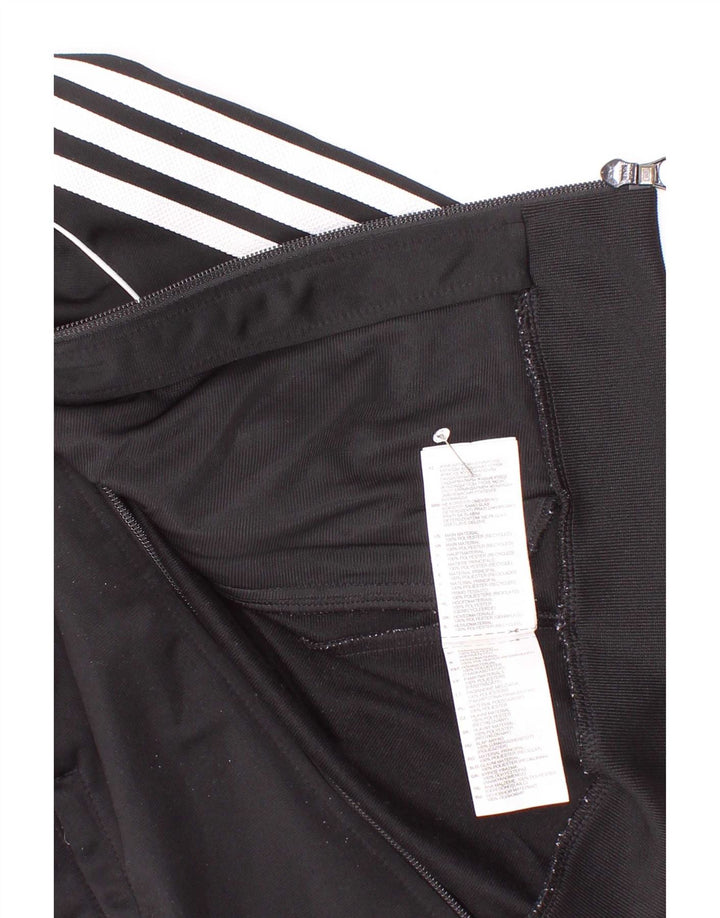 Casaco de treino Adidas Boys 4-5 anos preto poliéster