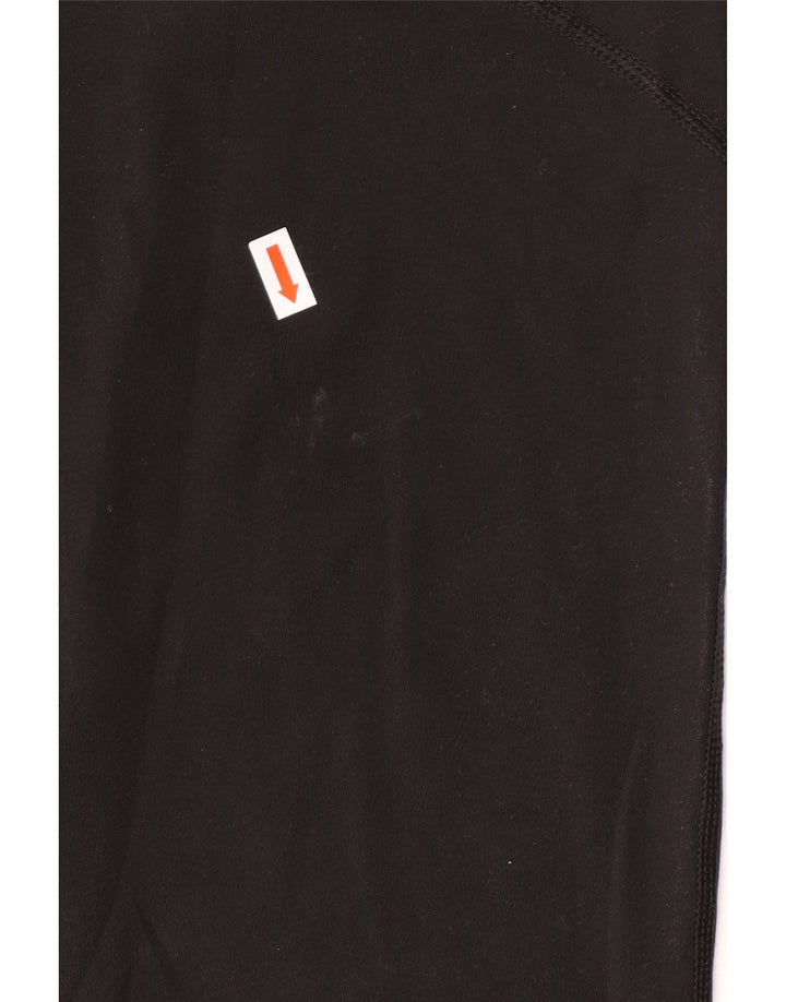 Leggings Nike Dri Fit Capri Femininas UK 14 Grande Poliéster Preto