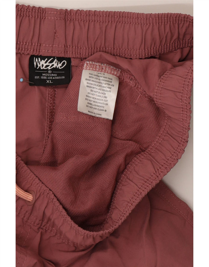 Shorts de natação masculino MOSSIMO XL Borgonha Nylon