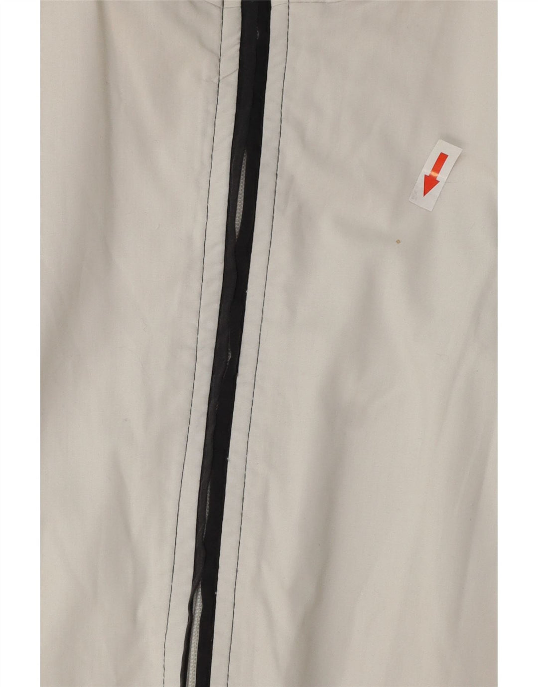 Herod Sport Mens Graphic Bomber Jacket UK 40 Grande Algodão Colorblock Branco