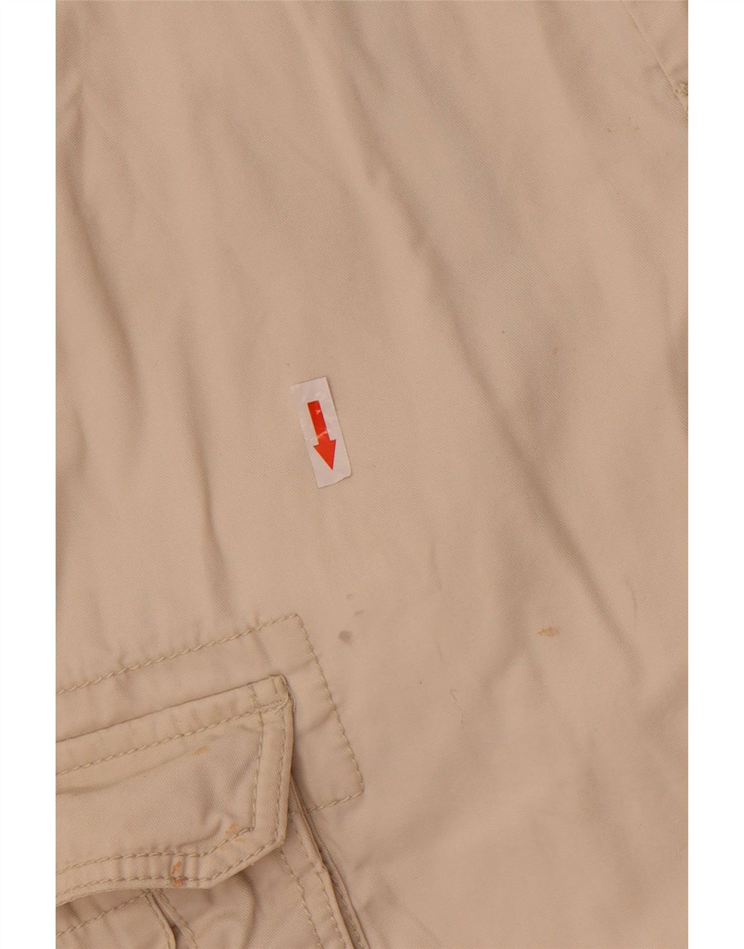 Shorts cargo masculino Tommy Hilfiger W32 algodão bege médio