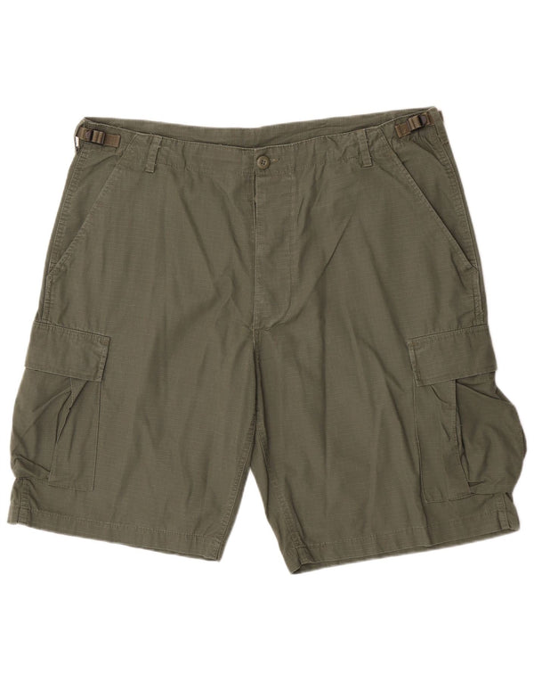 Shorts cargo masculino Mil-Tec 2XL W42 algodão cáqui