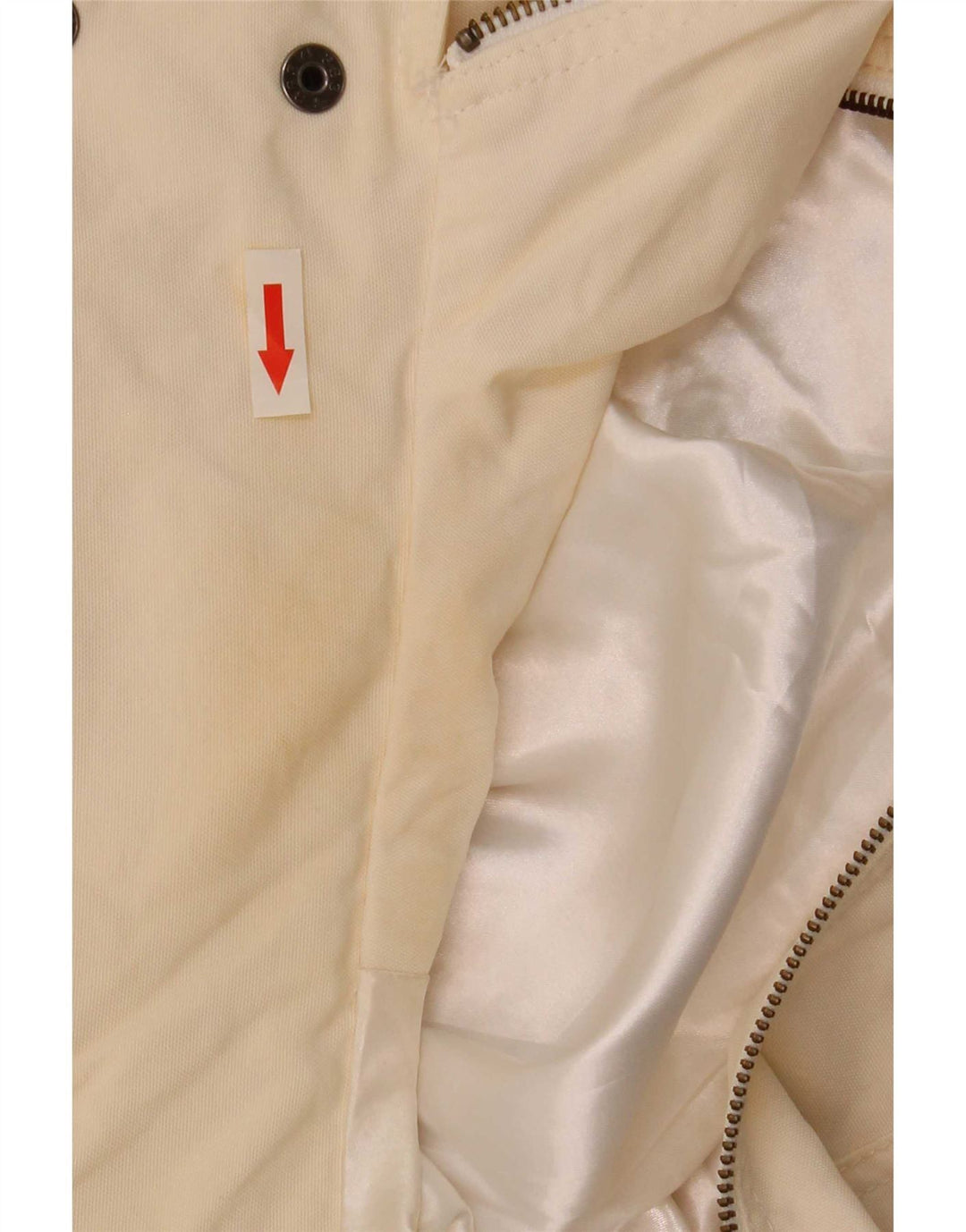 Jaqueta utilitária feminina com capuz Marks & Spencer UK 16 grande off white