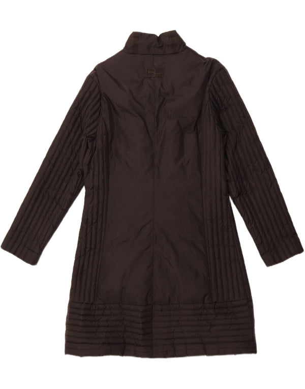 Casaco acolchoado feminino TRUSSARDI JEANS IT 48 XL preto poliamida