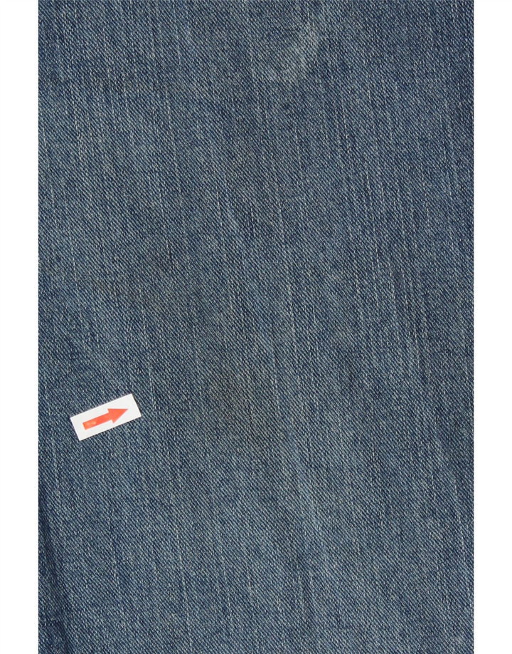 Tommy Hilfiger Masculino Classic Fit Straight Jeans W36 L32 Azul Algodão
