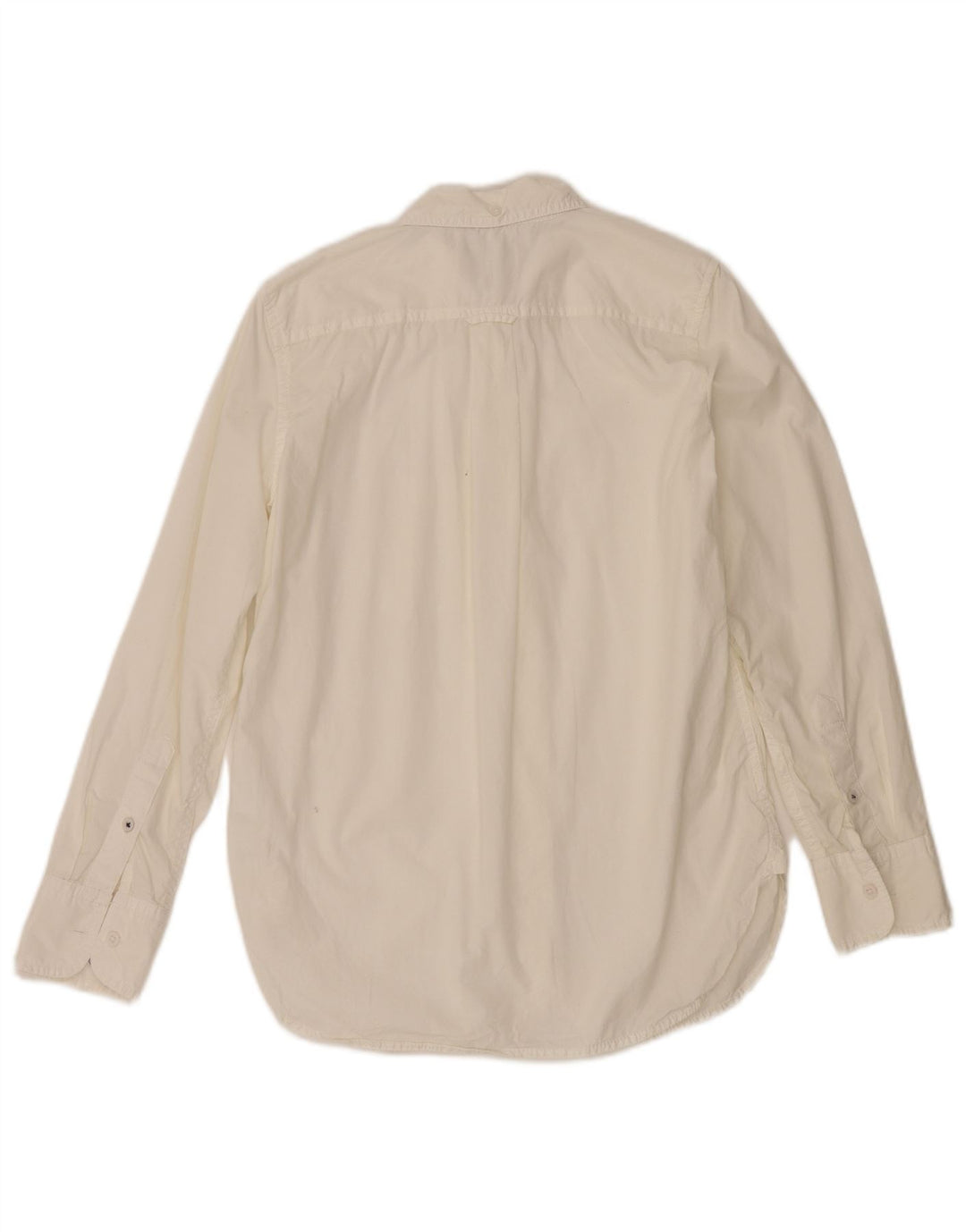 J. CREW Camisa feminina clássica com palangre solto EUA 2 XS algodão branco