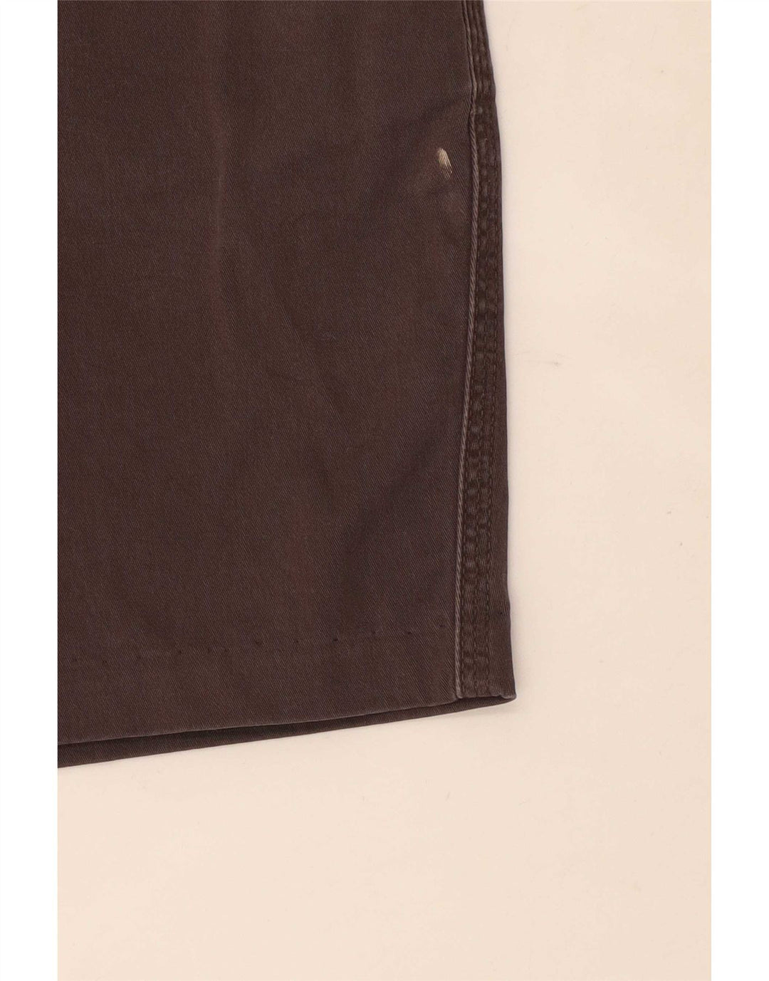 Shorts Chino feminino vintage W28 algodão cinza médio
