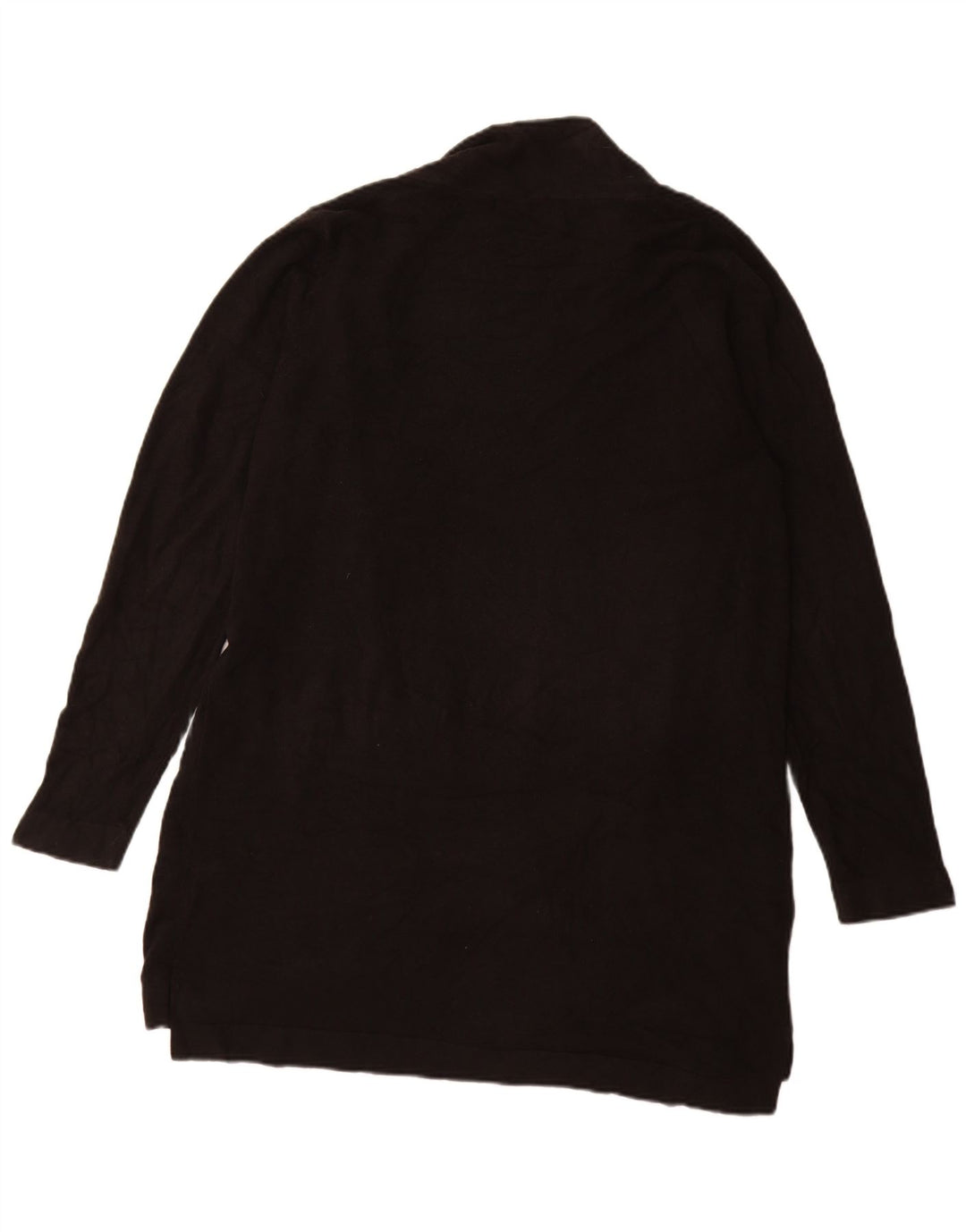 Marks & Spencer Suéter feminino Longline Open Cardigan Reino Unido 16 Grande Preto