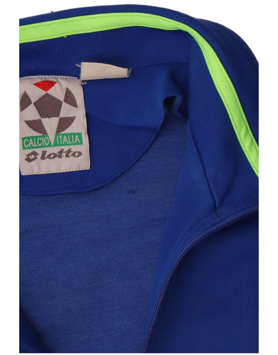 Lotto Mens Graphic Tracksuit Top Jacket Grande bloco colorido azul