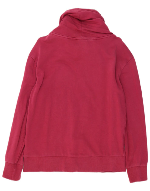 Diadora Mens Roll Neck Moletom Jumper Médio Algodão Borgonha