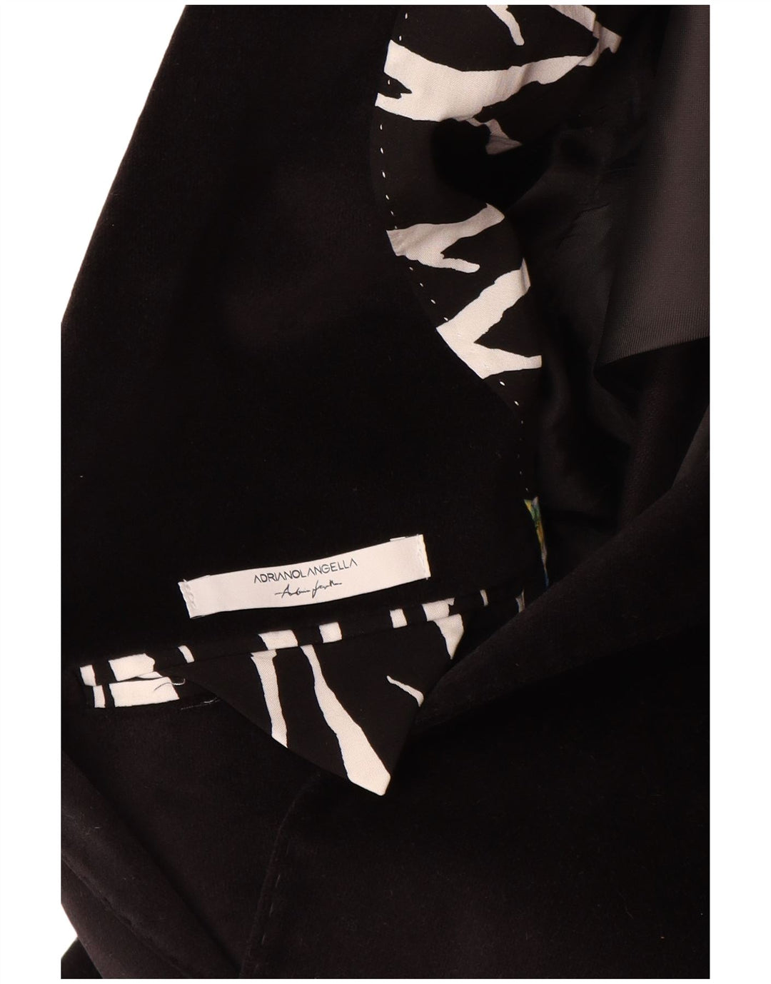 Jaqueta blazer masculina VINTAGE com 2 botões IT 50 grande algodão preto