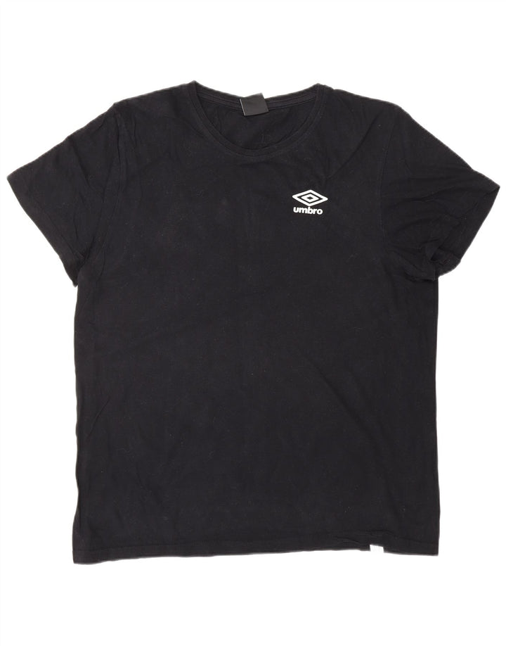 Camiseta masculina UMBRO Top XL algodão preto