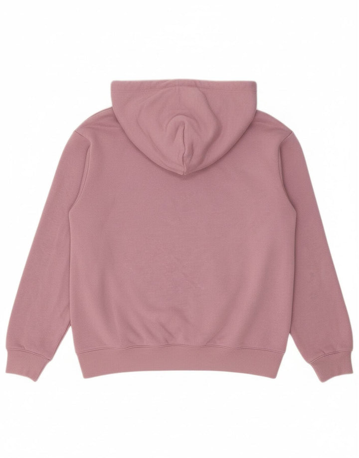 CHAMPION Suéter feminino com capuz grande e gráfico UK 6 XS rosa
