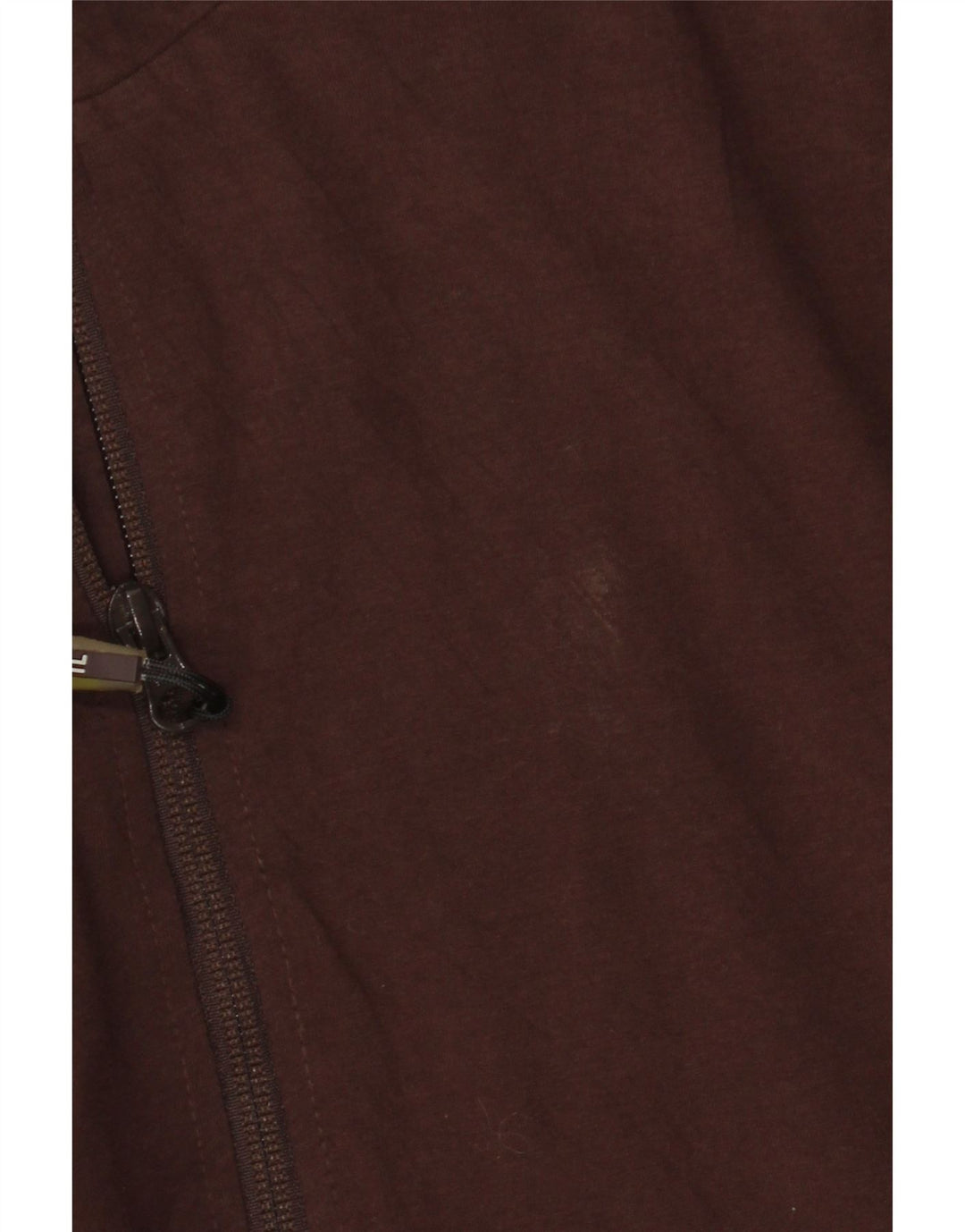 FILA Womens Tracksuit Top Jacket UK 16 Grande Algodão Marrom