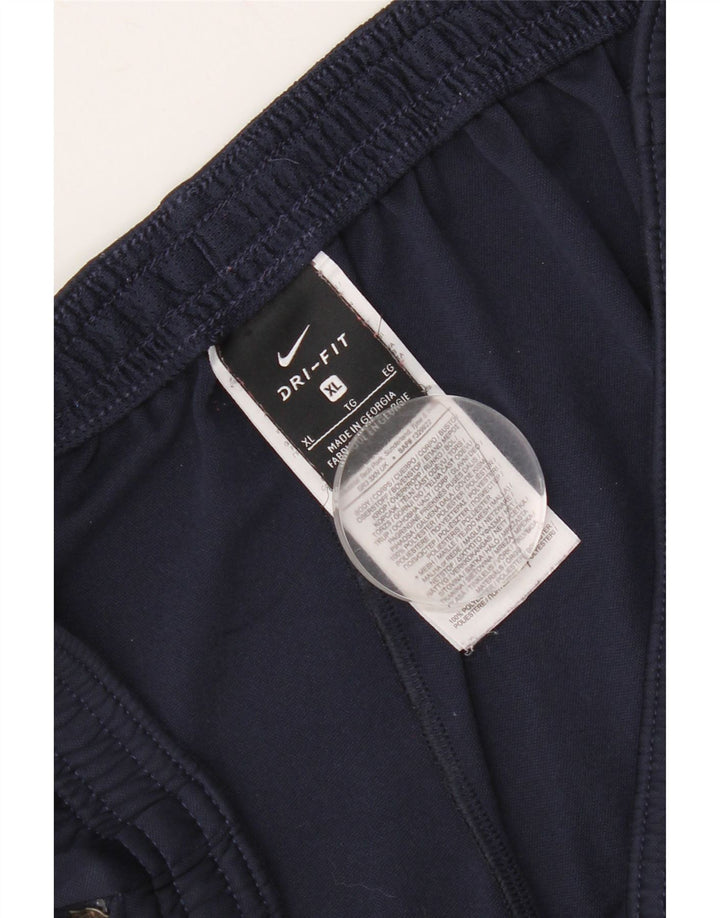 Calça de treino masculina Nike XL azul marinho colorblock poliéster