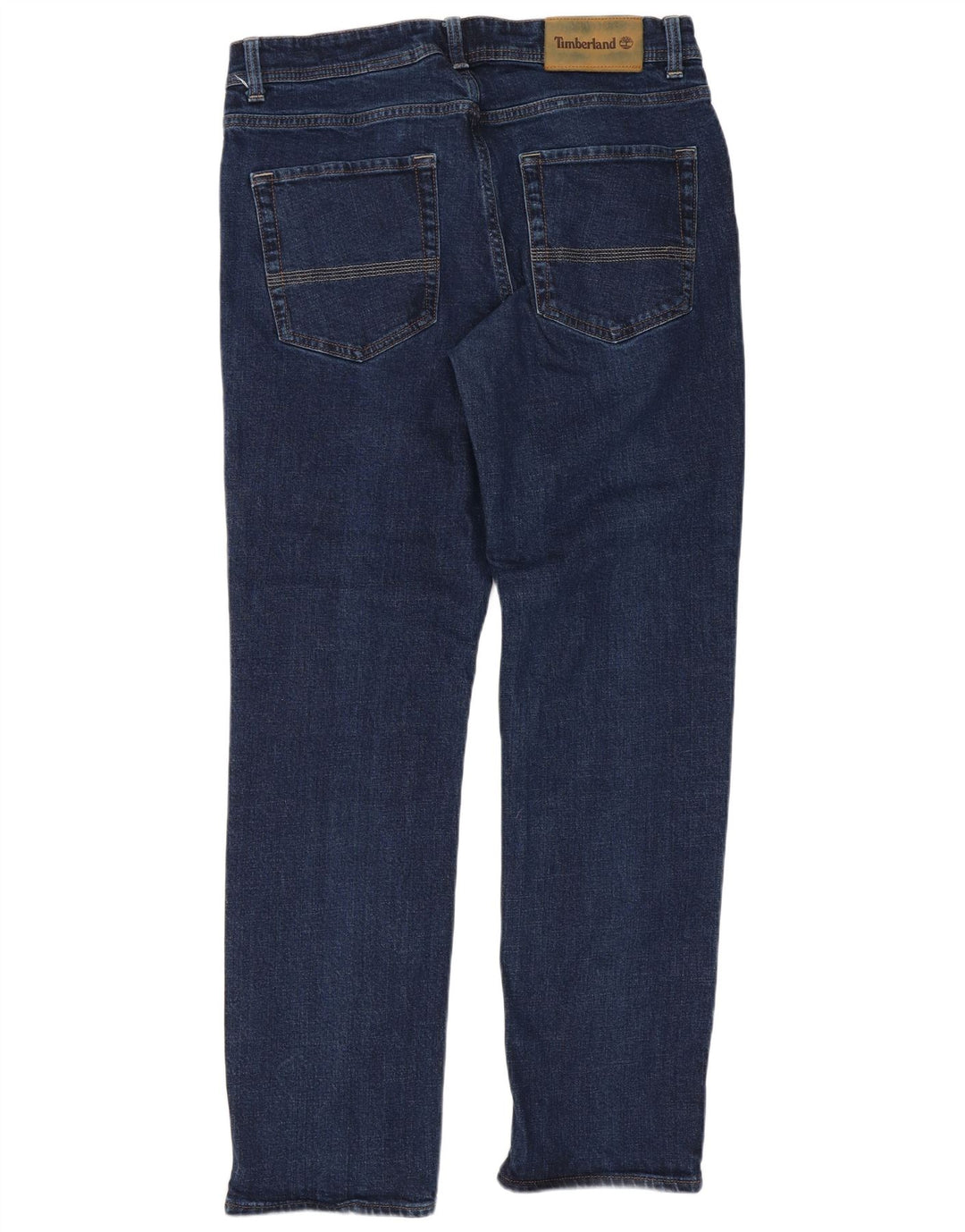 Calça jeans reta masculina Timberland W32 L29 algodão azul marinho