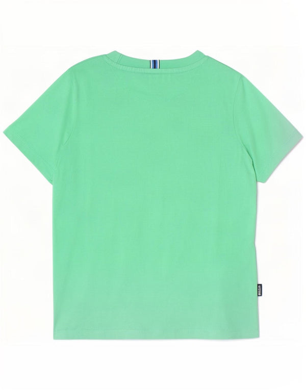 Camiseta gráfica Ted Baker Boys 3-4 anos algodão verde