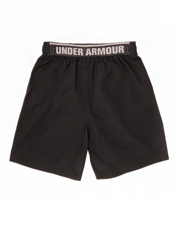 Under Armour Masculino Heat Gear Loose Fit Sport Shorts Grande Preto