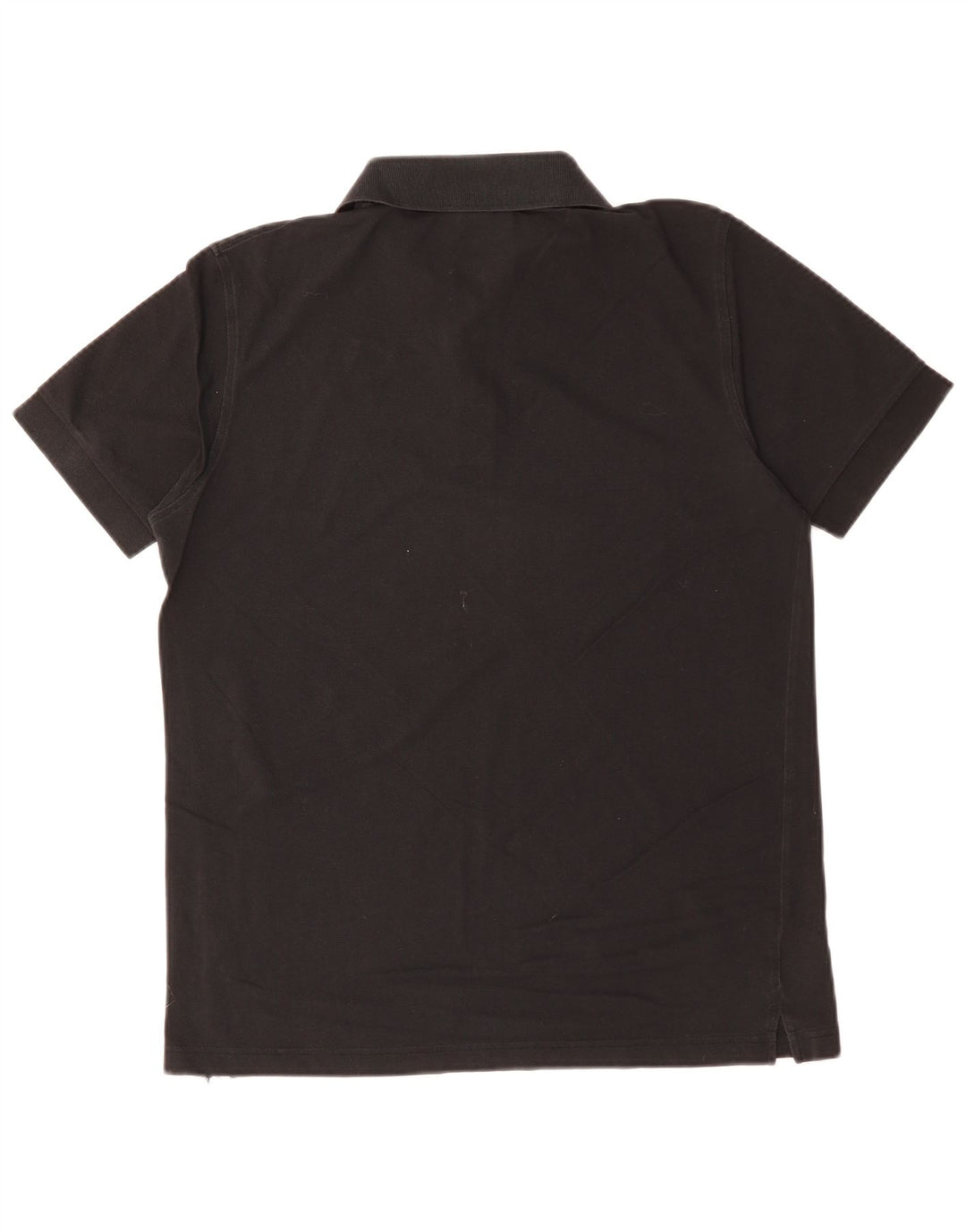 Camisa polo masculina Hugo Boss de algodão preto médio