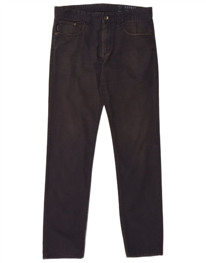 Esprit Mens Slim Jeans W31 L32 Azul Marinho Algodão