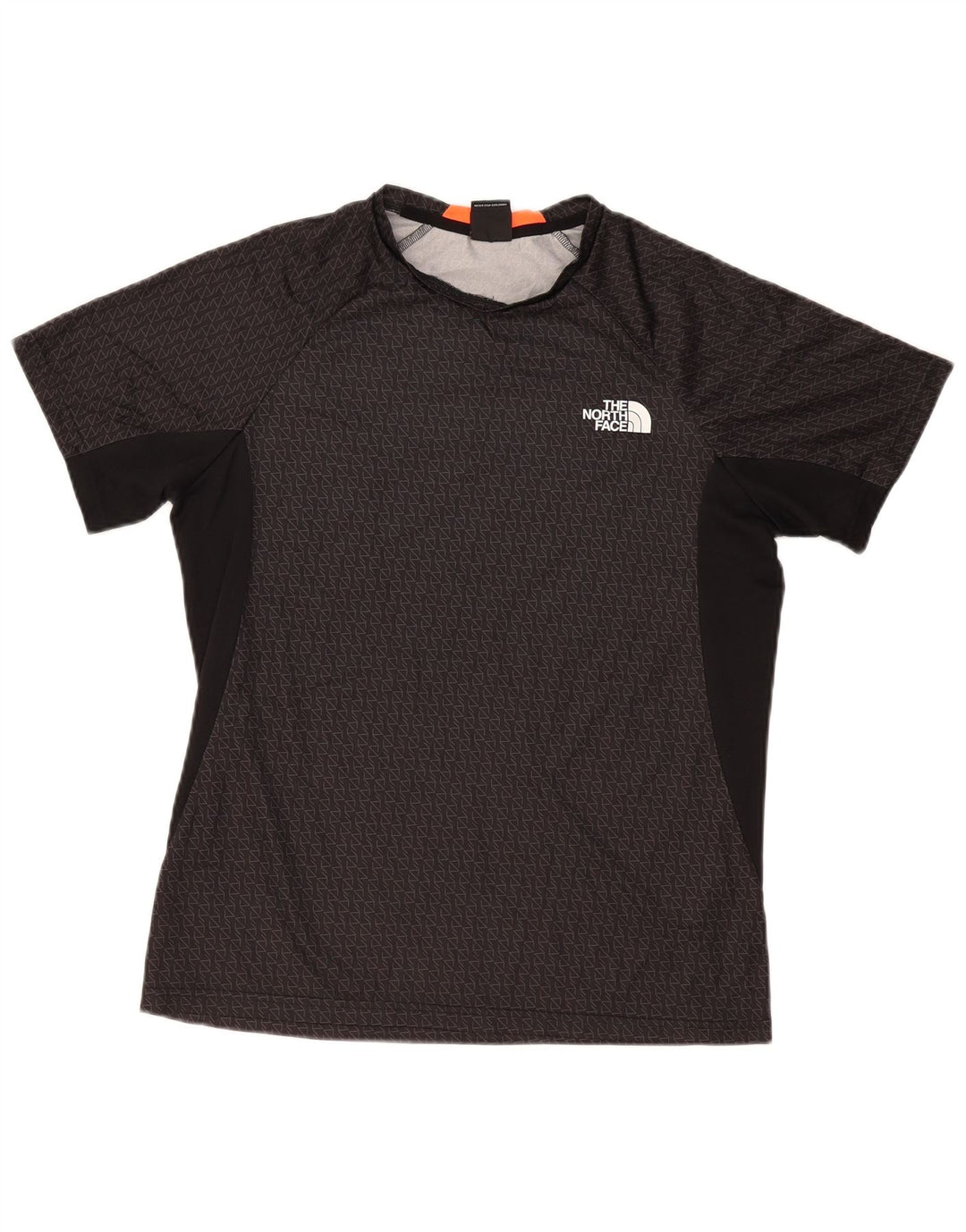 The North Face Camiseta Masculina Top Médio Poliéster Geométrico Preto