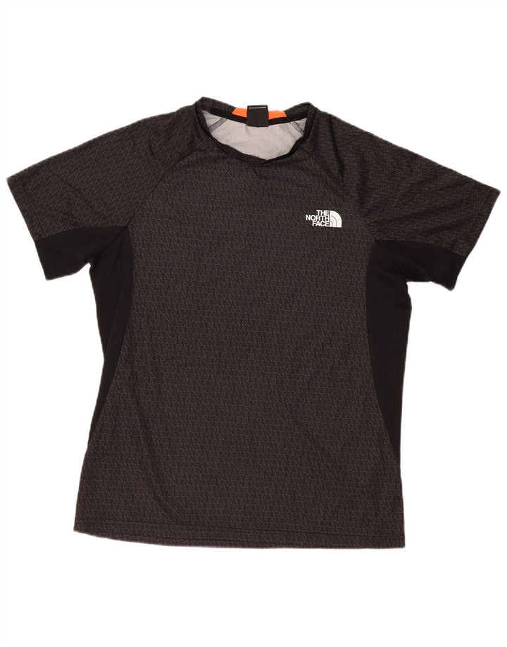 The North Face Camiseta Masculina Top Médio Poliéster Geométrico Preto