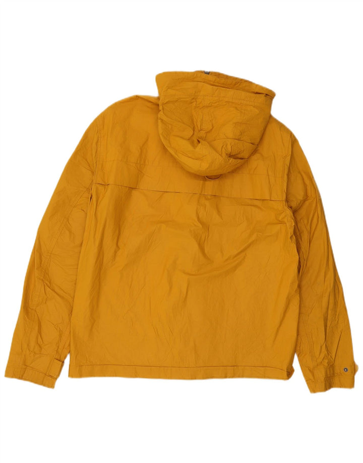 Jaqueta de chuva com capuz masculina Pretty Green UK 40 grande amarela