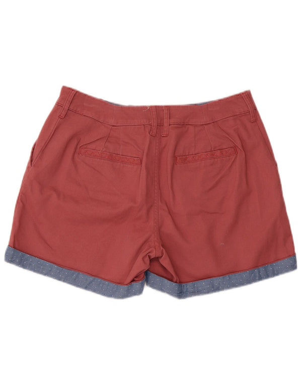 Shorts Chino Regulares Femininos White Stuff UK 10 Pequeno W30 Algodão Vermelho