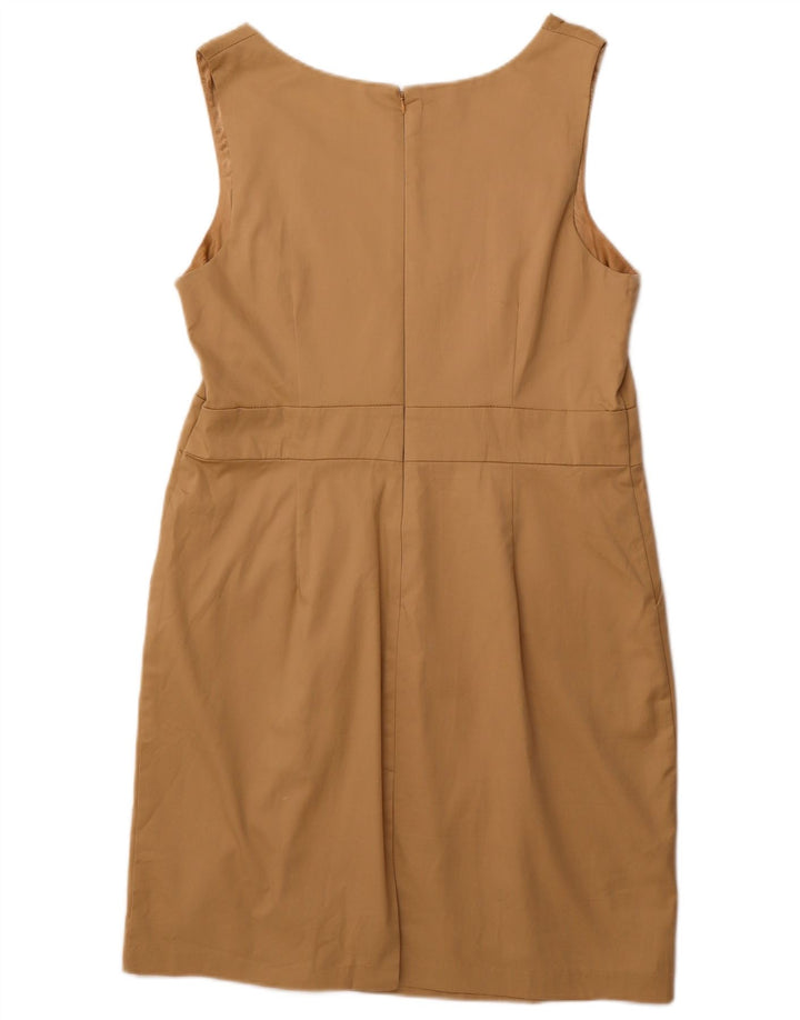 Vestido feminino MOSSIMO sem mangas US 16 2XL algodão marrom