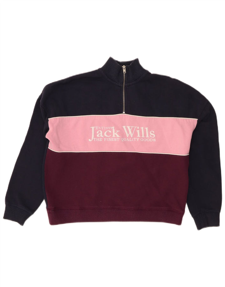 Suéter gráfico feminino JACK WILLS UK 6 XS multicolorido