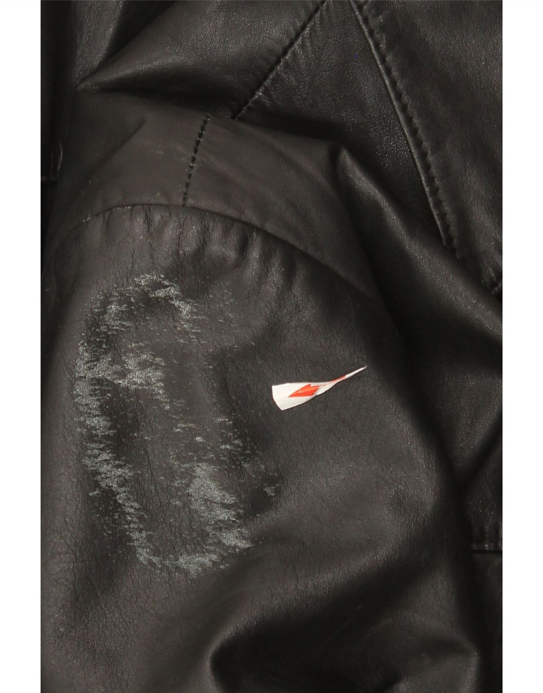 Jaqueta de couro masculina vintage EU 50 grande couro preto