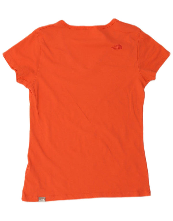 Camiseta feminina The North Face UK 12 algodão laranja médio