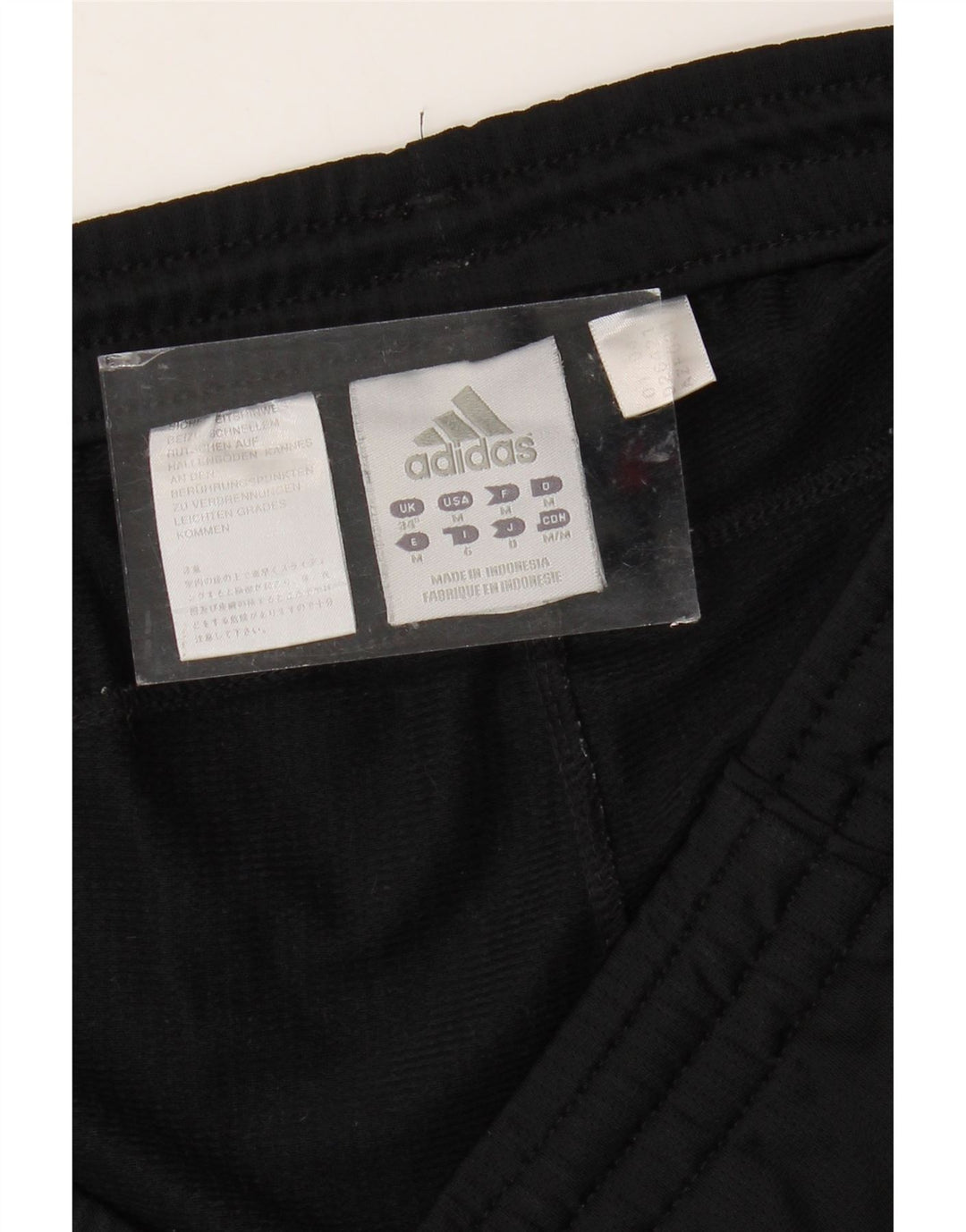 Shorts esportivos masculinos ADIDAS grande poliéster preto