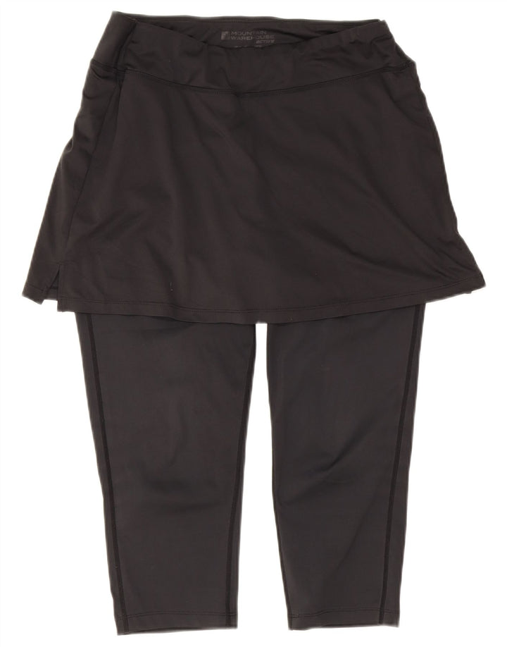 Mountain Warehouse Mulheres Capri Leggings Reino Unido 14 Grande Poliéster Preto