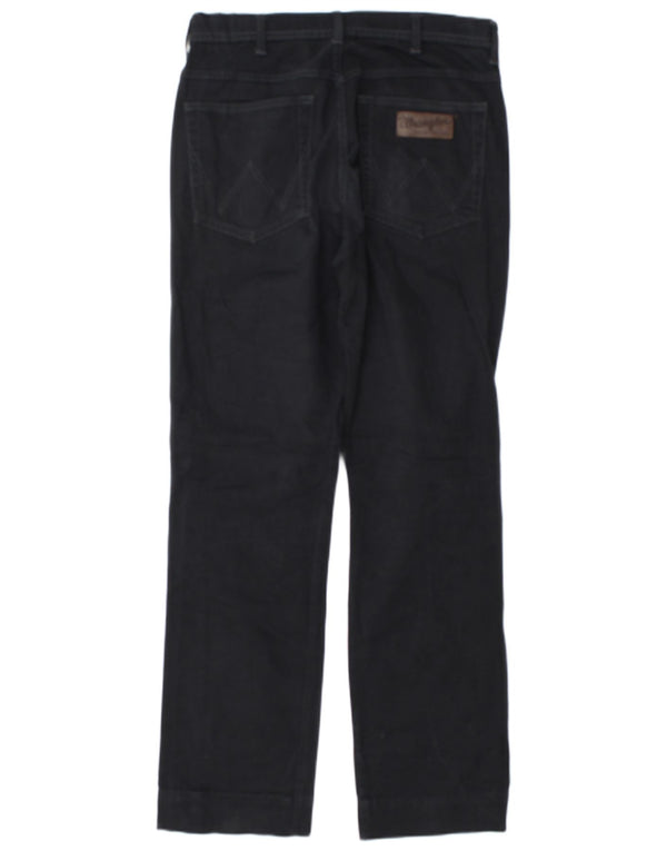 Wrangler Mens Arizona Straight Jeans W32 L34 Azul Marinho Algodão