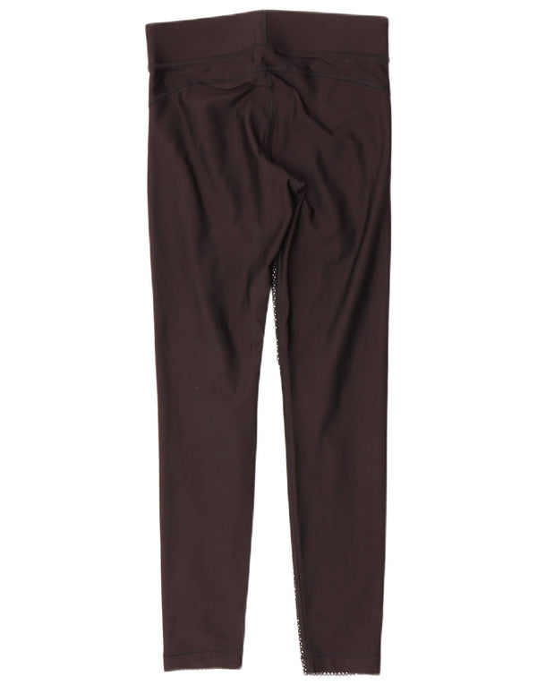 Under Armour Womens Heat Gear Leggings UK 14 Médio Preto Poliéster