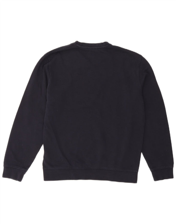CHAMPION Suéter masculino com moletom médio azul marinho