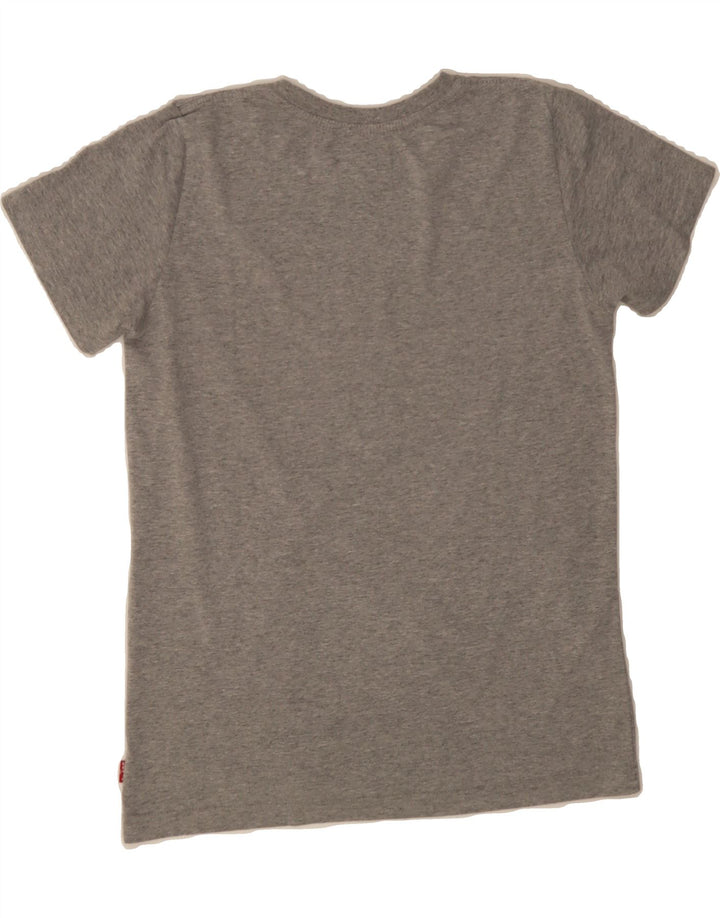 LEVI'S Boys Graphic T-Shirt Top 13-14 Years Grey Vintage Levi's and Second-Hand Levi's from Messina Hembry 