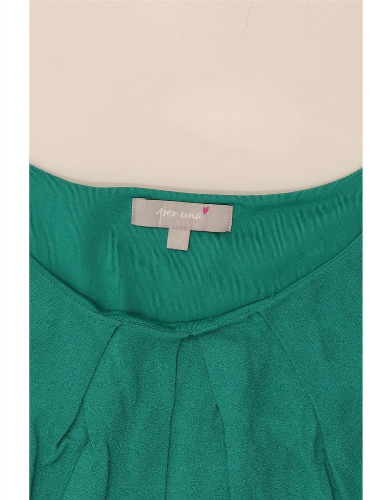 PER UNA Womens Sheath Dress UK 12 Medium Green Vintage Per Una and Second-Hand Per Una from Messina Hembry 