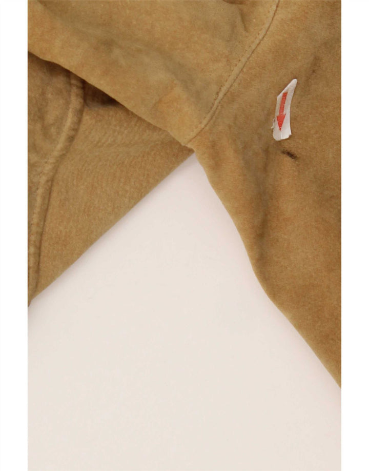 Jaqueta bomber masculina de camurça Conbipel IT 56 2XL couro bege