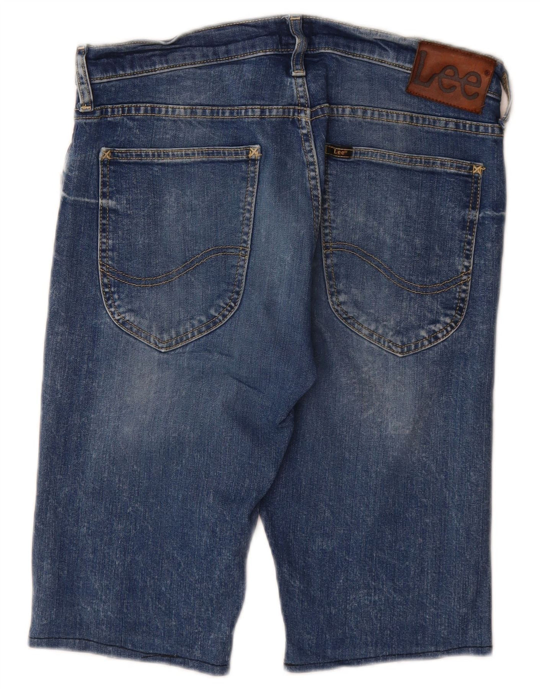 Shorts jeans masculino Lee W31 algodão azul médio