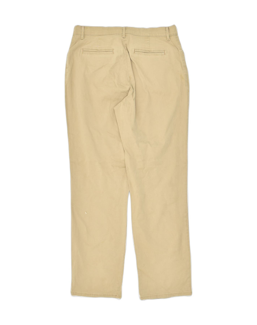 LEE Womens Straight Casual Trousers US 10 Large W31 L30 Beige Cotton | Vintage Lee | Thrift | Second-Hand Lee | Used Clothing | Messina Hembry 